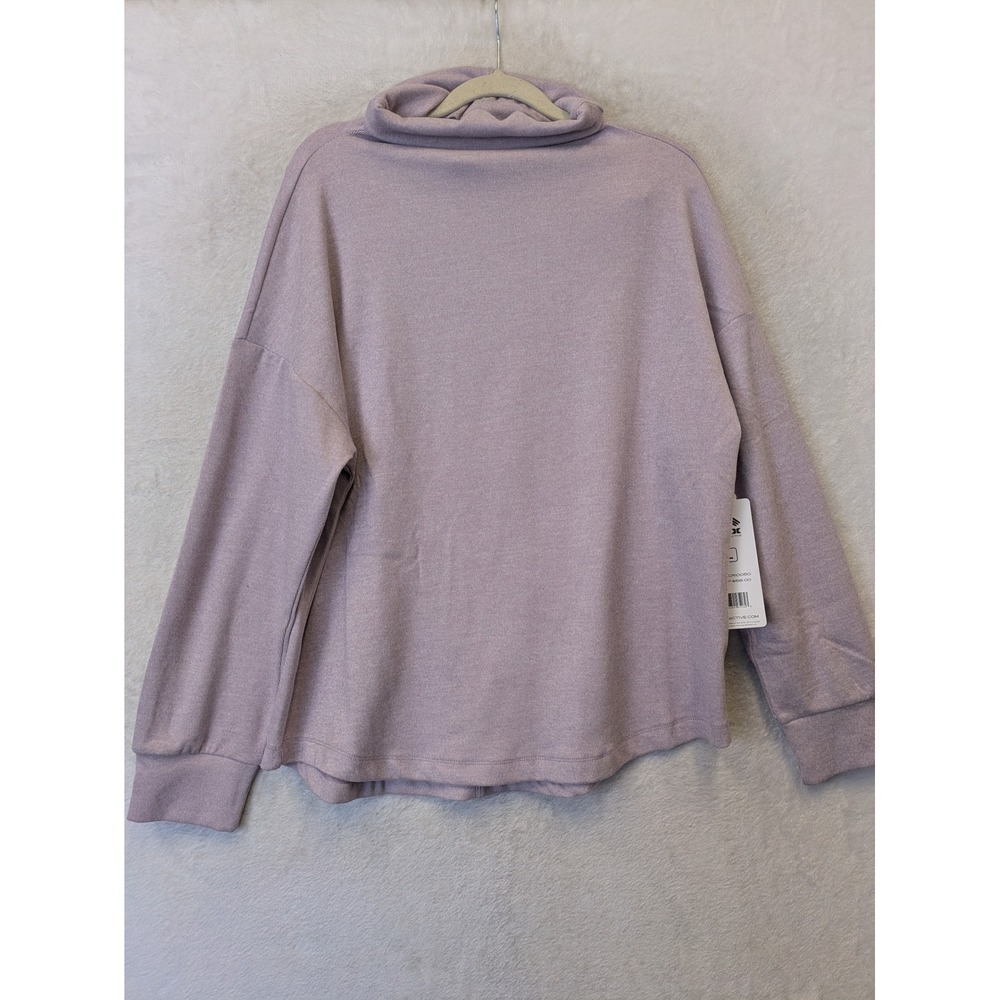 RBX Active Womens Lavender Cowl Neck Long Sleeve‎ Pullover L